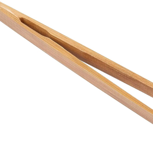 <span class=keywords><strong>Pinzas</strong></span> para Tostar <span class=keywords><strong>de</strong></span> Bambú, <span class=keywords><strong>Pinzas</strong></span> <span class=keywords><strong>de</strong></span> Cocina <span class=keywords><strong>de</strong></span> <span class=keywords><strong>Madera</strong></span> Reutilizables, Diseño Antideslizante, Ideales para Servir Alimentos, <span class=keywords><strong>Pinzas</strong></span> Multiusos <span class=keywords><strong>de</strong></span> Bambú para Té - Product Image 1