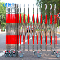 Barrière de clôture rétractable à manivelle, design pliable, durable et écologique, idéale pour entrepôts, villas et usage extérieur – Vente chaude