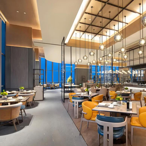 Collection de meubles <span class=keywords><strong>Elite</strong></span> Hotel Restaurant & Bar Ensemble de salle à manger de luxe avec sièges en cuir ou en bois - Product Image 4