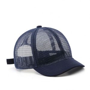 Casquette de baseball unisexe respirante en maille pour l'été, personnalisable, 6 panneaux, casquette de sport à visière courte, protection solaire - Product Image 5