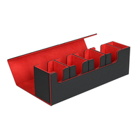 Boîtes de rangement pliables de luxe MIO 5 en 1, en cuir PU, pour plus de 400 jeux de société, vente en gros, logo personnalisé, cartes TCG PKM