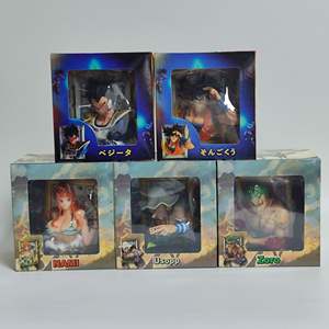 13-20CM 1 pieza Luffy <span class=keywords><strong>Dragon</strong></span> Ace Zoro Sanji Sabo Nami Vegeta Son Goku <span class=keywords><strong>Ball</strong></span> nevera imán pegatina Anime PVC figura - Product Image 6