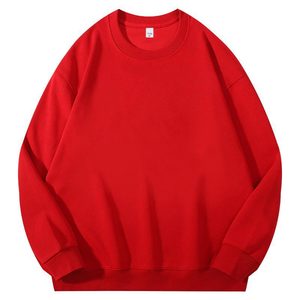 Sweat-shirt à col rond Huamian en coton, couleur unie, usage quotidien, unisexe, tailles M L XL XXL - Product Image 2