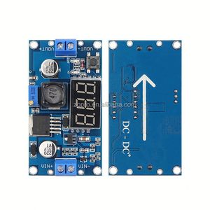 พร้อมจอแสดงผลโวลต์มิเตอร์ LM2596S โมดูลจ่ายไฟ 2596 DC-DC โมดูลจ่ายไฟแบบปรับได้ - Product Image 4