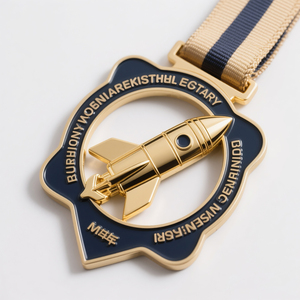 Supplier Design Logo Medals Custom Cycling Judo Fencing Gymnastics Rowing Swimming Running Marathon Sports Medals With <b>Ribbon</b> - Product Image 2