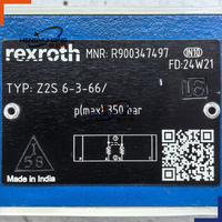 Vanne de retenue hydraulique pilotée Rexroth Z2S6-3-6X R900347497 NG6 à plaque sandwich 6 bars, étanche et anti-fuite