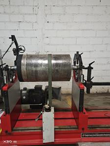 Nhà sản xuất của con lăn cao su lớn papermaking xi lanh cân bằng máy - Product Image 2