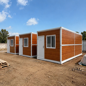 Casa Prefabbricata Pieghevole di Qualità Export, Dormitorio Temporaneo Economico, <span class=keywords><strong>Ufficio</strong></span> per Cantieri Edili, Alloggio per Lavoratori - Product Image 1