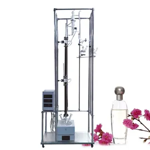 Colonne de distillation fractionnée en verre 1l 2l 3l 5l 10l 20l Unité de laboratoire pour la distillation