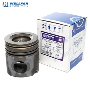 Wellfar – pièce de moteur Diesel d'usine OEM ISO ODM, piston 102 mmmengine modèle ISF 3.8/OE 2881748 5262760 pour cummings
