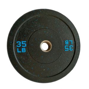 Plaques de poids en caoutchouc personnalisées avec logo pour salle de sport et usage domestique, 5kg/10kg/15kg/20kg/25kg, pour haltères - Product Image 4