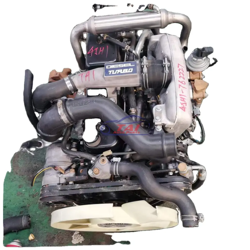 Motore turbocompresso usato motore 4 jh1t Diesel 4jhi per Isuzu D-MAX