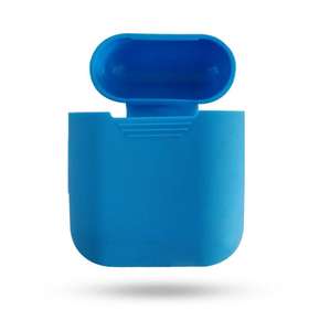 Funda de silicona de dibujos animados de color puro ultrafina para Airpods - Product Image 4