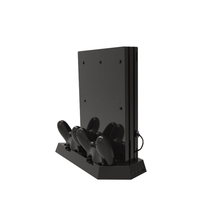 Support Honcam PS4 avec Ventilateur de Refroidissement pour PS4 Slim Pro, Station Verticale de Chargeur Double Manette pour Playstation 4