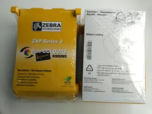 얼룩말 ZXP 시리즈 3 800033 인쇄를 위한 호환성 ID 카드 인쇄 기계 리본 348-230 YMCKO