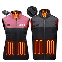 Gilet chauffant personnalisé pour femmes, gilet matelassé chauffant en coton pour hommes et femmes