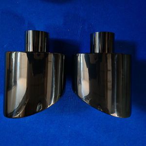 Embout d'échappement de voiture ovale Silencieux de voiture en acier inoxydable 304 Gorge de queue noire pour <span class=keywords><strong>Audi</strong></span> - Product Image 5