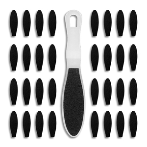 Đôi mặt tẩy tế bào chết da chết chân tập tin bền móng chân <span class=keywords><strong>scraper</strong></span> nhựa chân tập tin - Product Image 5