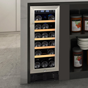 Enfriador de Vino JiuFu con Compresor Pequeño, Control de Temperatura, Acero Inoxidable, Luces LED - Product Image 2
