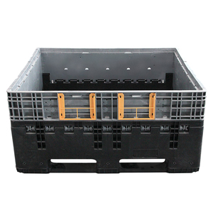 批发可折叠仓储托盘集装箱物流运输仓储带盖塑料托盘箱 - Product Image 3
