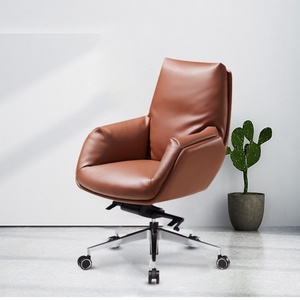 Wholesale China Ergonomic PU Leather Modern Lift Chair <b>Desk</b> Comfortable Executive Chair CEO Manager Big and Tall Office Chair - Product Image 4