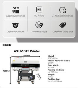 A3 UV 喷墨打印机（卷对卷）新型 4 头打印头 2400 DPI，适用于定制标签和高速铝箔打印 - Product Image 2