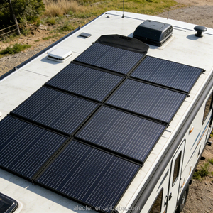 Panel Solar Monocristalino Plegable Alecter Solar War de 400W, Certificado TUV, Eficiencia >23%, Tamaño de Celda 579x521x56mm, Color Negro, para Exteriores - Product Image 3