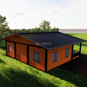 Casa Prefabricada <span class=keywords><strong>de</strong></span> Madera con Techo Triangular Desmontable, Balcón y Sala <span class=keywords><strong>de</strong></span> Actividades, Residencia para Fiestas - Product Image 1