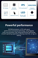 Tablet Android OEM de 10.1 pulgadas Rk3568 con señalización digital en forma de L, pantalla táctil de 10 puntos, Android 11, 2+16GB, WIFI para negocios