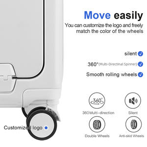 Nouveau Style Valise PC Rigide Durable à Poignée Large et Ouverture Frontale Bagage Multifonction avec Port de Chargement USB pour le Voyage - Product Image 5