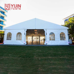 Carpa de Lujo para Bodas y Fiestas al Aire Libre, de PVC Blanco, 30x30 40x40, en Venta - Product Image 1