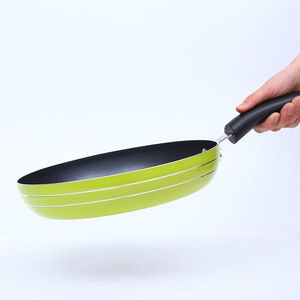 Sartén de aluminio antiadherente de 24-32 cm al por mayor, olla de cocción 18/8 de triple capa con diseño de panal redondo para saltear - Product Image 4