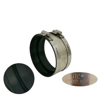 Raccords de réparation de tuyaux flexibles en acier inoxydable/caoutchouc TJTC, accouplements sans moyeu, connexion à bride, collier de serrage pour tuyau, NSF/UPC