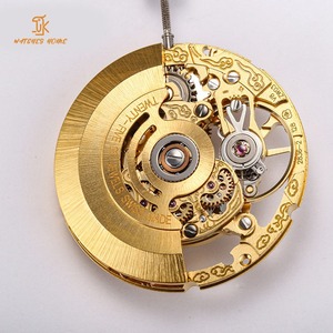 Mouvement automatique squelette modifié Original Caliber Sellita SW200, 26 rubis, 28800 vph, plaqué or, pour usine de montres sur mesure - Product Image 3