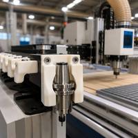 Penjepit Alat LIVTER HSK63F Tahan Aus untuk Mesin CNC Nesting, Pengganti Alat Otomatis untuk Mesin Ukiran Kayu