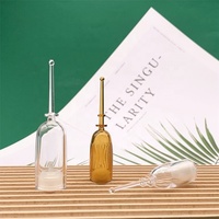 1ml 2ml 3ml 5ml Petite bouteille ronde en plastique Bouteilles d'ampoules jetables pour peau cassée Mini bouteille de seringue de sérum d'essence