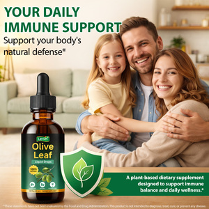 Lenm Private Label 60ml Vegan Organic Olive Leaf Extract Liquid Drops Immune Support Oleuropein <strong>Supplement</strong> for Men &amp; Women - Product Image 4