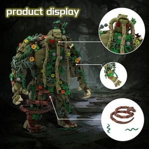 Funbuild Homem-Coisa Tijolos <span class=keywords><strong>Building</strong></span> <span class=keywords><strong>Blocks</strong></span> Brinquedos Monstro do Pântano Lobisomem por Noite Puzzle Brinquedos <span class=keywords><strong>Building</strong></span> Block Brick - Product Image 5
