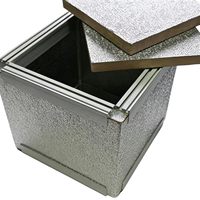 Feuille d'aluminium rectangulaire double face |   Performances résistantes au feu pour les systèmes de conduits de ventilation des hôpitaux et des écoles
