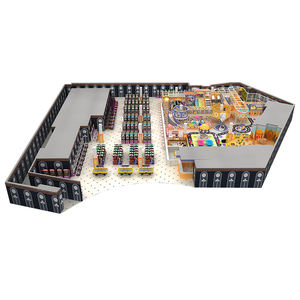Équipement <span class=keywords><strong>de</strong></span> terrain <span class=keywords><strong>de</strong></span> jeux intérieur commercial <span class=keywords><strong>de</strong></span> grande envergure avec zones <span class=keywords><strong>de</strong></span> jeux souples et interactives pour centre <span class=keywords><strong>de</strong></span> divertissement familial - Product Image 2