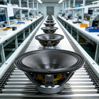 YX19X1200 Haut-parleur de graves 19 pouces 2400W pour système audio professionnel de scène, accessoire audio stéréo PA, OEM d'usine