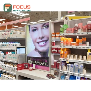 Présentoir de Luxe pour Cheveux Naturels en Bois et Verre, Étagère Multi-Niveaux pour Magasin - Product Image 6