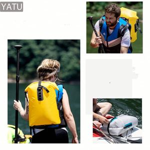 Mochila Impermeable de PVC de 20L con Cierre Enrollable, para Kayak, Senderismo, <span class=keywords><strong>Playa</strong></span>, Rafting, Escalada en Roca, Supervivencia, Venta al Por Mayor de Fábrica - Product Image 3