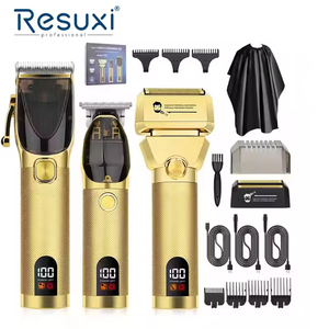 Resuxi 103 Set 3 in 1 Tagliacapelli Senza Fili, Regolabarba 7000rpm, Rasoio Elettrico per <span class=keywords><strong>Uomo</strong></span>, Trimmer per Corpo, Set Clipper per <span class=keywords><strong>Capelli</strong></span> - Product Image 1