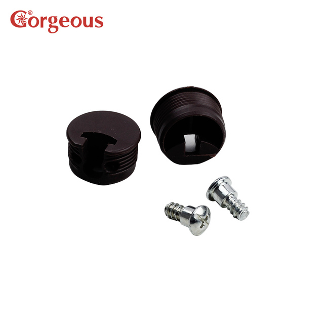 Gorgeous 2 in 1 Cabinet Fasteners Connectors Furniture Connecting Cam Fittings