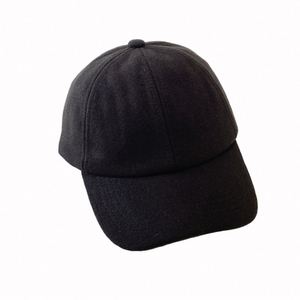 Casquettes de sport douces et confortables pour l'automne et l'hiver, logo personnalisé, casquette de baseball tendance, casquette de baseball en laine pour se tenir au chaud - Product Image 5