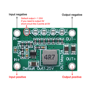 Ca1235 3A có thể điều chỉnh mô-đun điện CA-1235 Buck chuyển đổi 1.25V 1.5 1.8 <span class=keywords><strong>2.5</strong></span> 3.3 5V Đầu Ra 5-16V đầu vào bước-xuống cung cấp điện ICS - Product Image 2