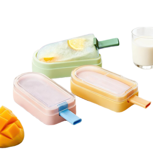 Moules à glace en silicone avec couvercles, plateaux jetables pour sucettes glacées, porte-cônes pour friandises maison, outil à glace personnalisé de qualité alimentaire 1-3L - Product Image 3