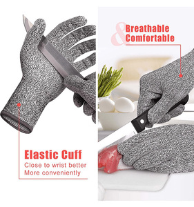 Guanti da Lavoro Antitaglio SONICE di Alta Qualità ANSI A3/CE 4543D HPPE, Livello 5 di Resistenza al Taglio per Giardinaggio e Costruzioni - Product Image 3