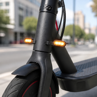 Mini Intermitente LED para Scooter Eléctrico, 3 LED, Certificación E Mark E8, 12V, IP65 Impermeable, Compatible con M10, M8, M6, M5, Universal